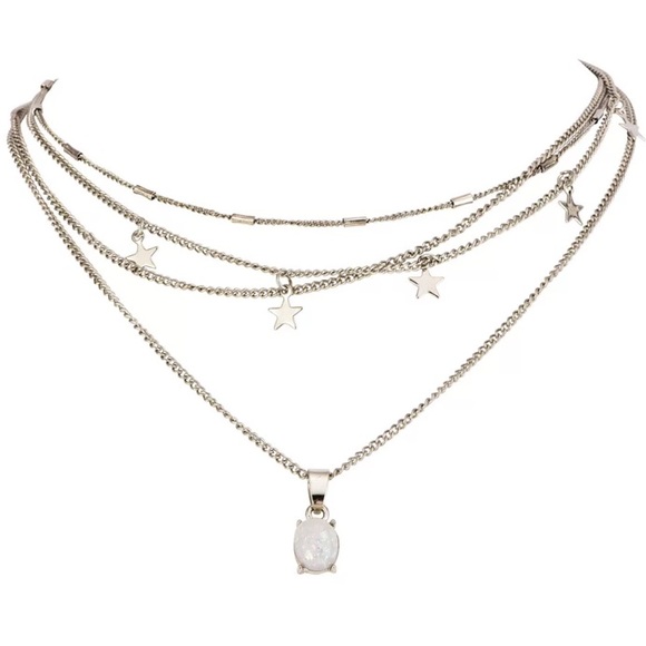 ⚜️𝟯𝟬%𝗢𝗙𝗙 𝗯𝘂𝗻𝗱𝗹𝗲𝘀 𝟯+⚜️ NEW 4 Layered Opal Necklace - Picture 3 of 9